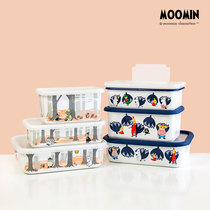 Moomin Moomin FUJIHORO Fuji Franc enamel storage box Lunch box storage square box Refrigerator made in Japan