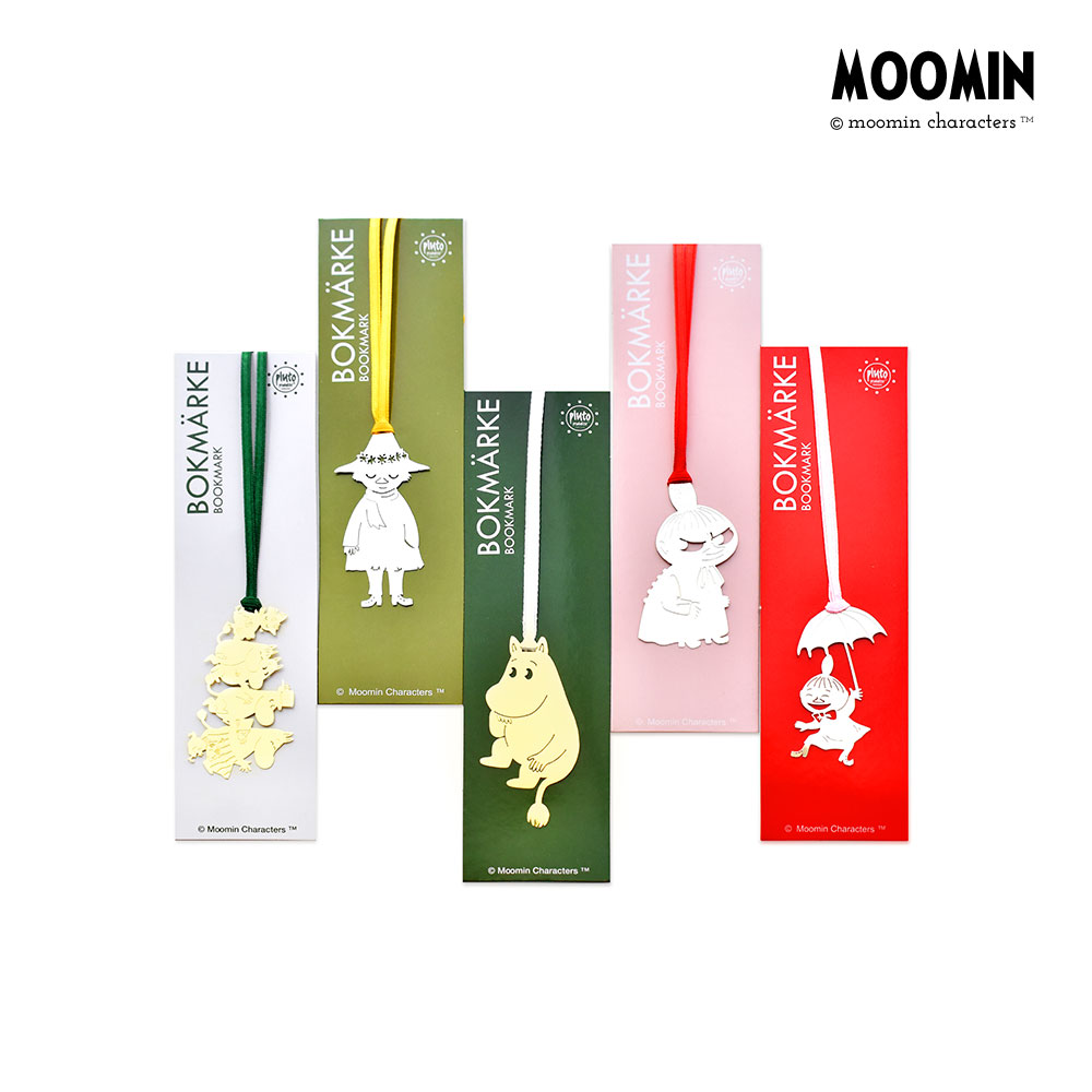 Mmin Moomin bookmark soft metal hollowed-out etching bookmarks Creative minimalist art gift Sweden Imports