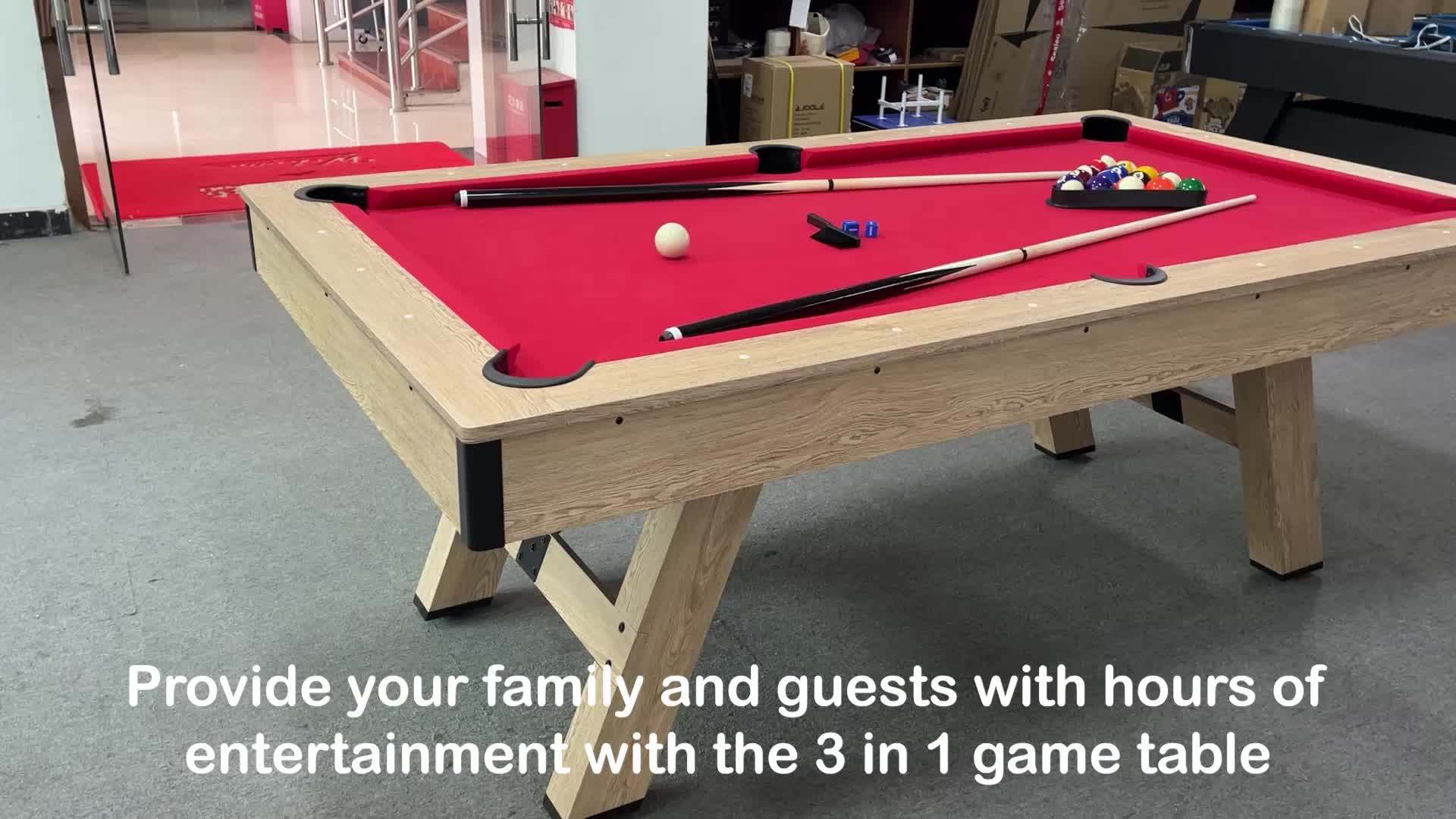 Szx High Quality 7ft 8ft Wooden Billiard Table Pool Table For Wholesale