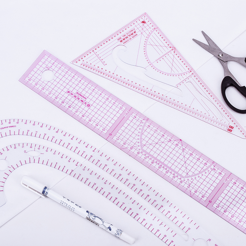 Pattern-making grading ruler clothing proportion plate-making clothing curve cutting tailoring sewing tools multi-function board set