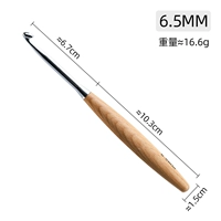 Крючок для вязания, 6.5mm
