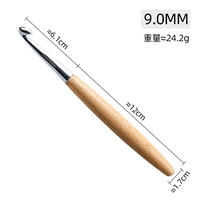 Крючок для вязания, 9.0mm