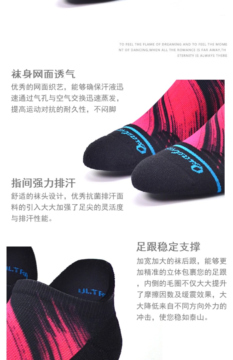 QUADRANTS Kunz Vớ thể thao hợp thời trang dành cho nam - Vớ thể thao tất adidas cổ ngắn