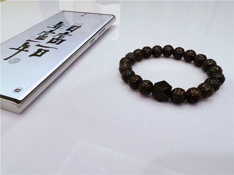 Original design meteorites texture black sandalwood hand strings hand-carved textured textured male and female lovers