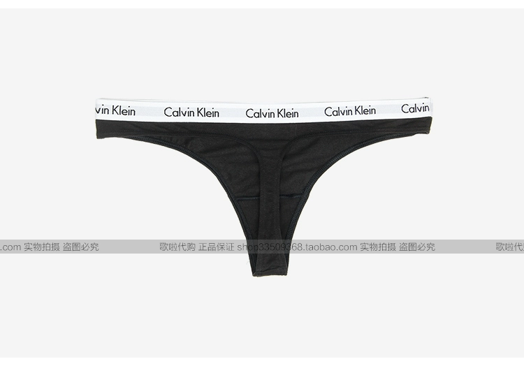 Quần lót nữ Calvin Klein chính hãng Quần lót CK nữ cotton gợi cảm thoải mái thêu LOGO mùa hè - G-string