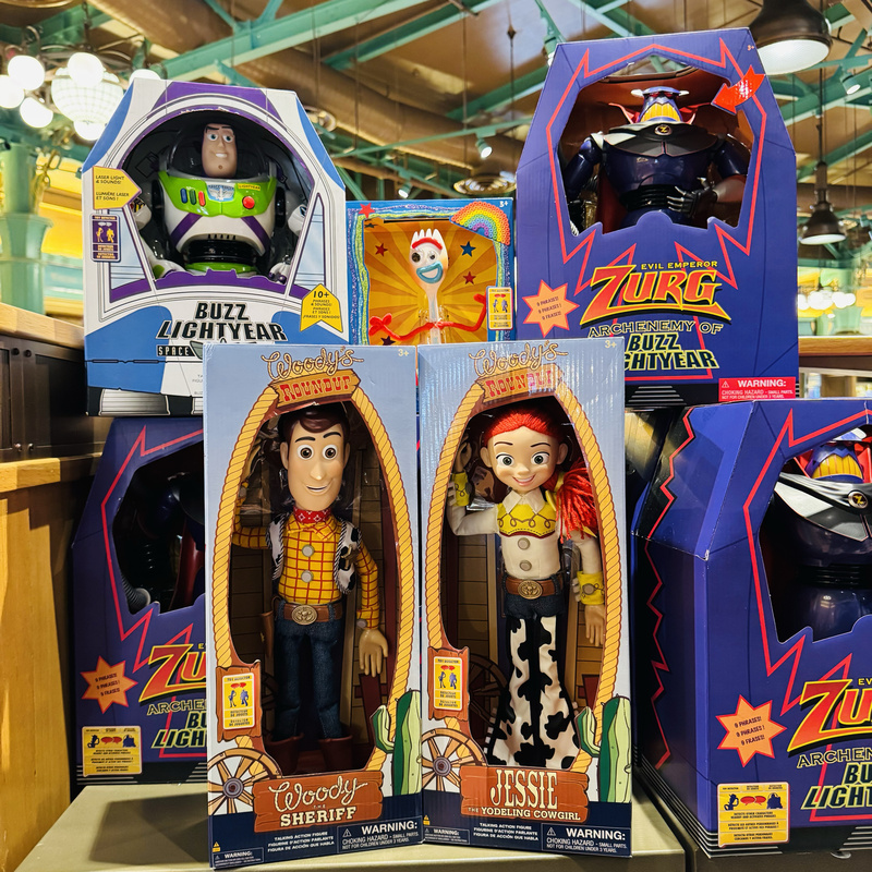 Shanghai Disney Toy Story Buzz Lightyear Socko Woody Trish Forky Sound-Making Toy Figures Dolls Shanghai Disney Toy Story Buzz Lightyear Socko Woody Trish Forky Sound-Making Toy Figures Dolls