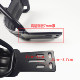 Electric bicycle trunk bracket universal simple trunk shelf thickened anti-shake backrest modified storage box rack