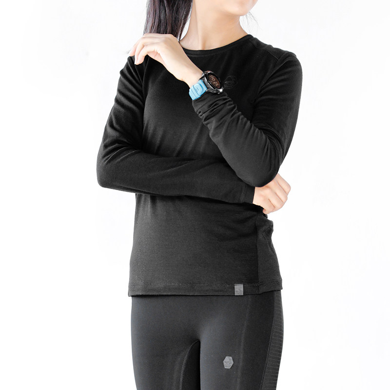 UltraGear excellent UG19 new women's cross-country running sports business warm wool Merino long-sleeved T-shirt