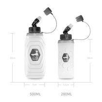 UltraGear excellent UG cross-country running sports backpack water bottle portable dust cover soft kettle 500ml