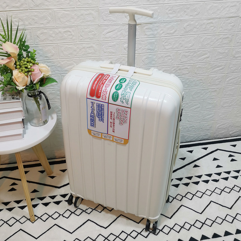 Export to Japan single trolley luggage female ultra-light scratch-resistant zipper box boarding case universal wheel suitcase password box