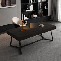 Desk light luxury modern simple one-character desk writing desk desk desk study small apartment minimalist computer desk