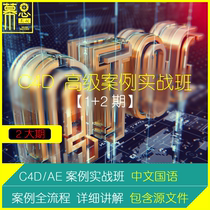 C4DAE Chinese Tutorial Advanced Case N3 News Column Packaging realflow xp Particle Hair