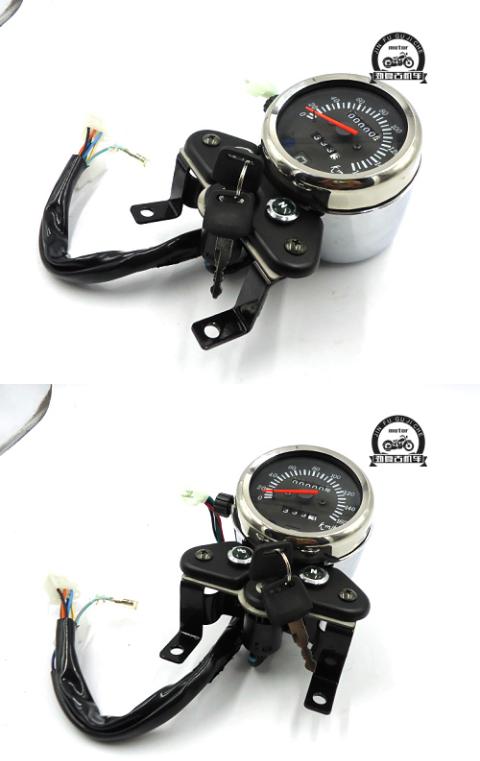 GN125 xe máy retro sửa đổi khóa cửa điện bộ kit mở rộng Samsung điện khóa cửa khung dụng cụ đồng hồ xe dream