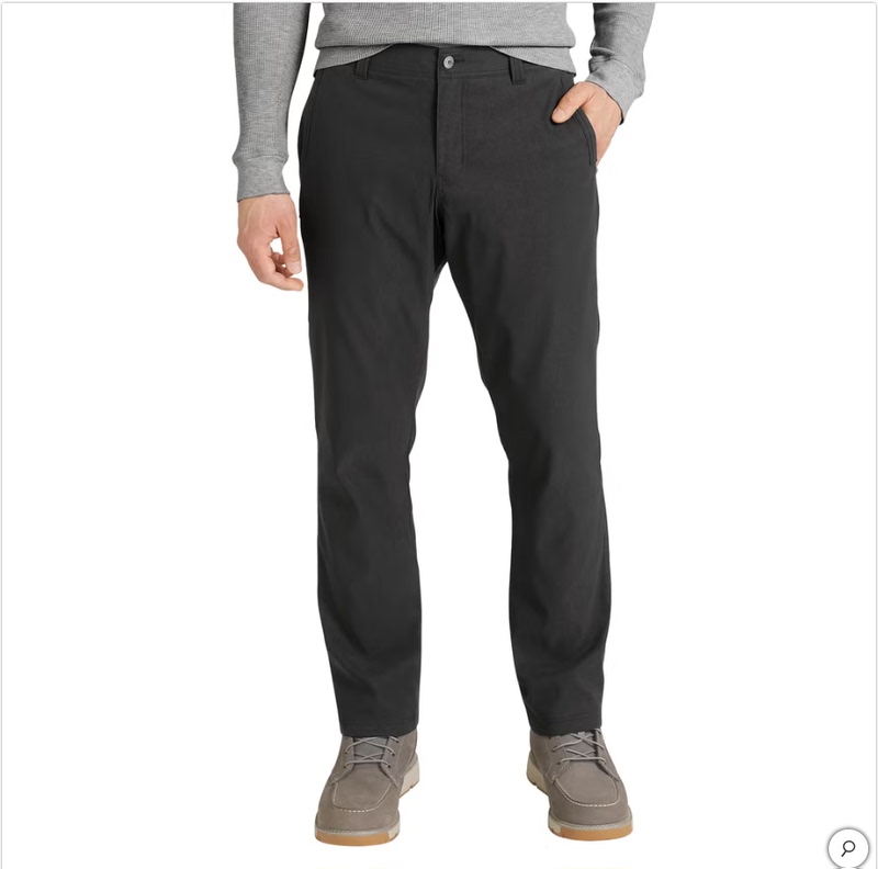 Canadian Direct Mail Eddie Bauer Men's Fleece-Lined Water-Resistant Casual Work Pants, Three Styles to Choose from