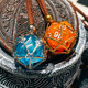 Baldur's Gate dice metal necklace pendant peripheral hand model running group board game dark d20 net pocket pendant