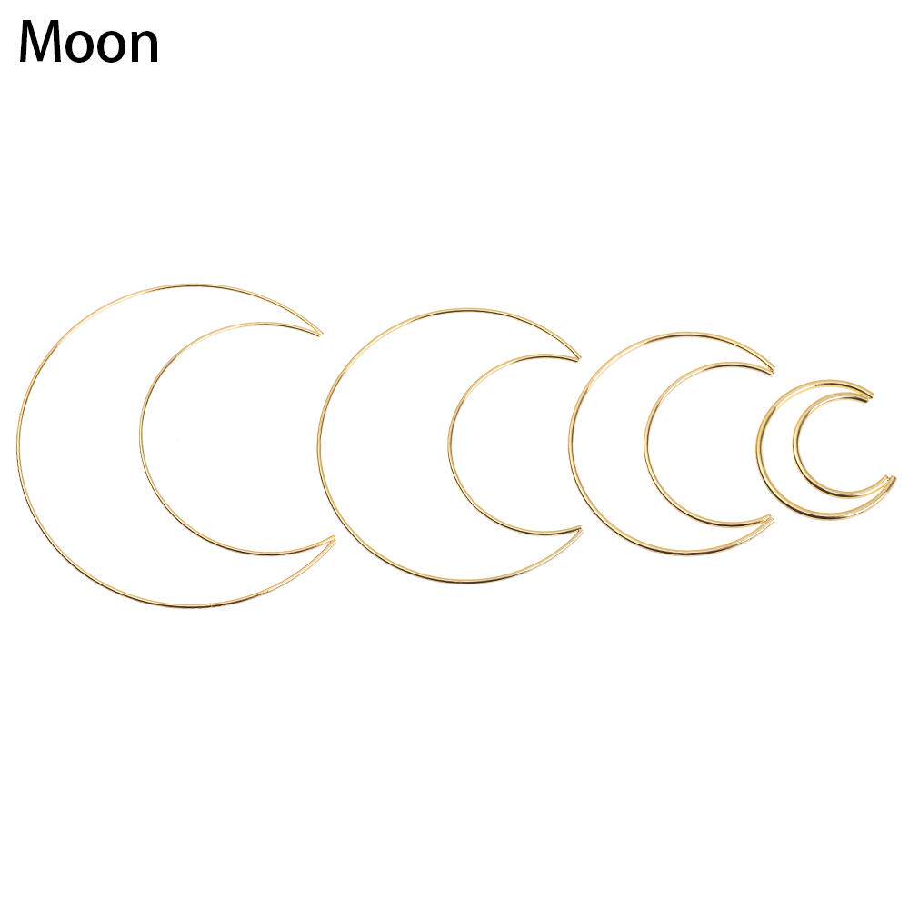 4pcs Dreamcatcher Moon Star Macrame Gold Ho 