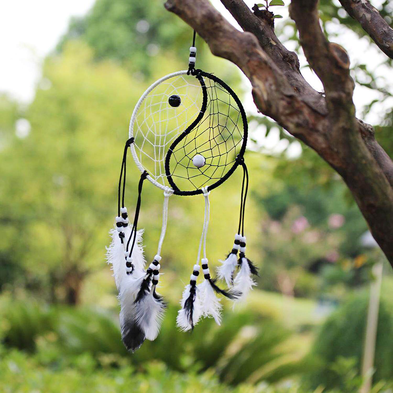 4pcs Dreamcatcher Moon Star Macrame Gold Ho 