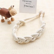 Hand-woven magnetic cloth straps magnet straps curtain straps light luxury high-end straps one pair no ordering buckle
