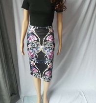 summer women skirt flower elastic fashion western african女