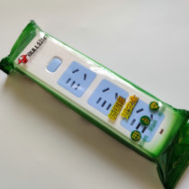 Bull Socket Wireless Patch Cord Home Power Drain Plug 3 plug in gn-413K with switch drag wire plate