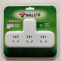 Bull Converter Plug Multifunctional 10A Socket Type Wall Socket Type One Turn Three GN-9603