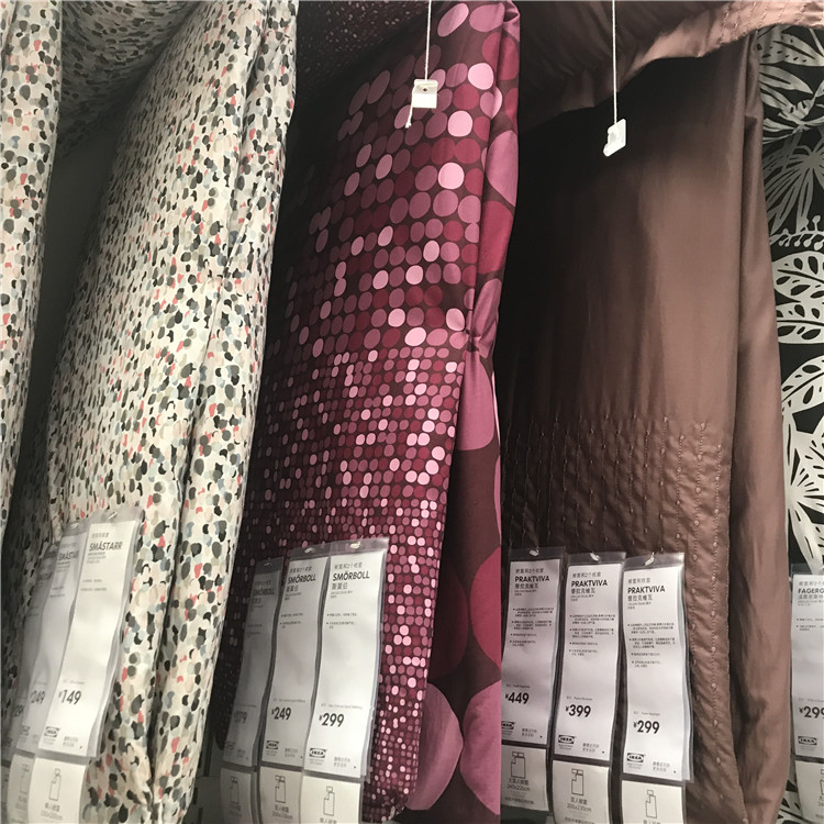IKEA trong nước IKEA mua chăn bông Smobo và vỏ gối bông khí quyển châu Âu phù hợp với chăn đỏ - Quilt Covers chăn sưởi điện