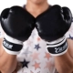 Đàn ông và phụ nữ mùa hè mỏng phần đấm bốc đặt găng tay đấm bốc nửa ngón tay người lớn Sanda chiến đấu võ thuật Taekwondo