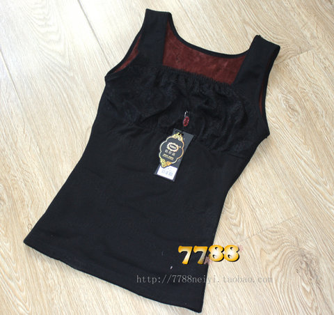 Bộ đếm chính hãng của người hâm mộ Peel 1376/1379 áo len nhung mùa đông body corset dày ống phần trên quần áo ấm áo ren định hình