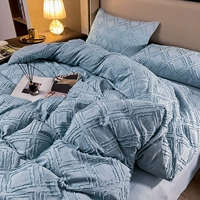 Корейский стиль срезанный цветочный свет синий