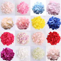 Simulation 54 petal big hydrangea flower wedding flower wall background decoration flower arrangement cloth road guide flower head diy fake silk flower