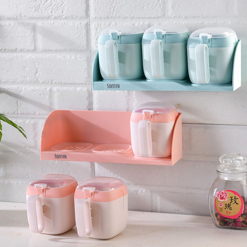 Kitchen products household fragmented flavor box set conditioning box kitchen seamware box salt canned bottle