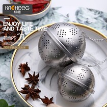304 stainless steel seasoning ball stew soup boiled meat Big material filter bag seasoning box spice ball bag filter bag marinated jar cage