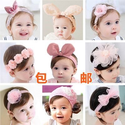 Baby hair with temperature - guarding door Han - hair hair hair hoop princess 0 - 1 - 2 years old 3 halogen girl baby girl baby hair