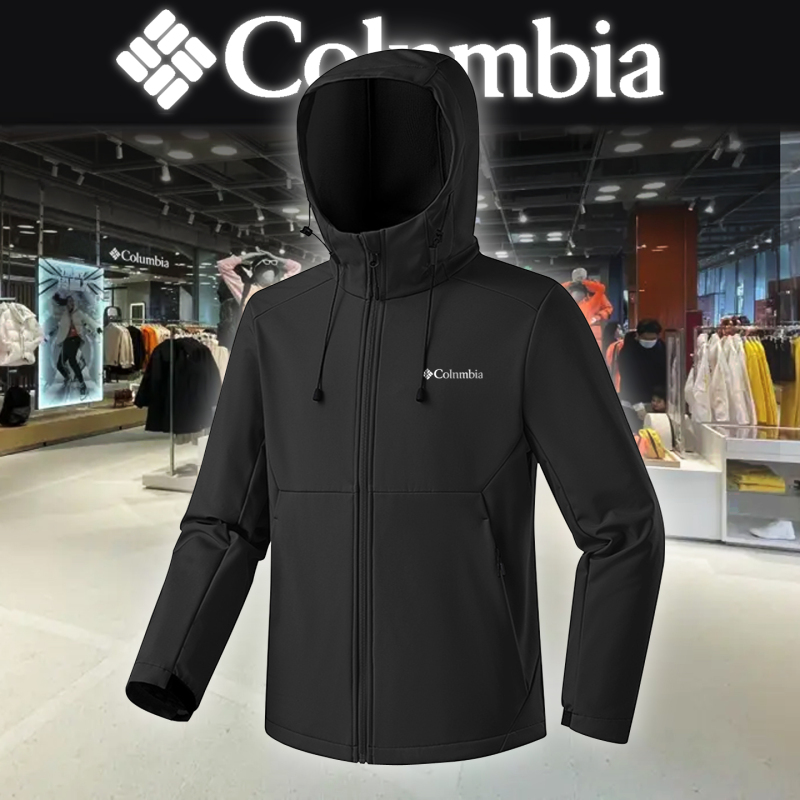 Columbia Outdoor Men's Soft Shell Jacket Thickened Jacket 2026 Autumn Women's New Windproof Hiking and Mountaineering Coat Columbia Outdoor Men's Soft Shell Jacket Thickened Jacket 2026 Autumn Women's New Windproof Hiking and Mountaineering Coat