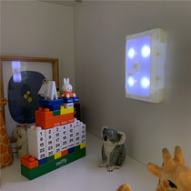 Small objects suction card Emergency with hand lamp wall lamp small night light