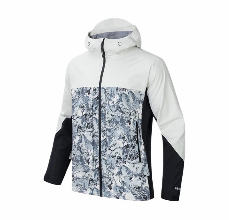 Anta × China National Geographic丨Anta Film Technology Rainproof Outdoor Single-Layer Mountaineering Cross-Country Jacket for Men