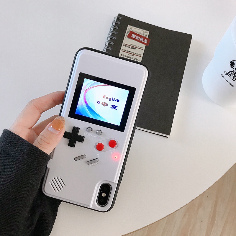 Suitable for Apple 11Pro Mobile Phone Case Color Screen Game Console iPhone 11 Pro Max Super Mario Xr Popular 15Promax Can Play Game Console to Reduce Stress 14Pro Hard 15Promax Suitable for Apple 11Pro Mobile Phone Case Color Screen Game Console iPhone 11 Pro Max Super Mario Xr Popular 15Promax Can Play Game Console to Reduce Stress 14Pro Hard 15Promax