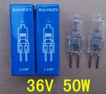 36V low pressure thick foot G5 3 halogen lamp bead 35W 50W machine tool special bulb halogen tungsten lamp Rice Bubble