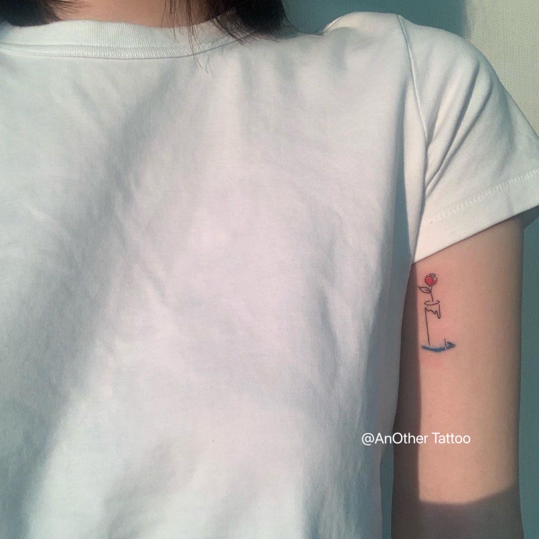 AnOther Tattoo Western style color ins wind vase waterproof long-lasting tattoo stickers buy one get one free