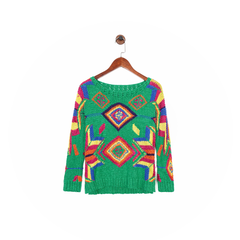 American Classic R Women's 90S Aztec Knit Sweater