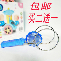 New hand-cranked gyro magic flying inertial colorful rotating track luminous yo-yo 10-year-old childrens toys