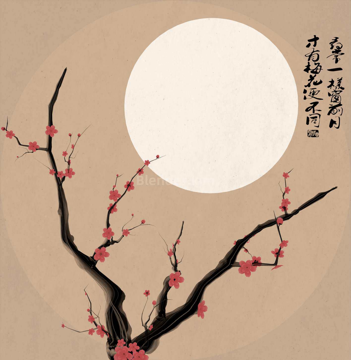 水墨画动画-魔酷网