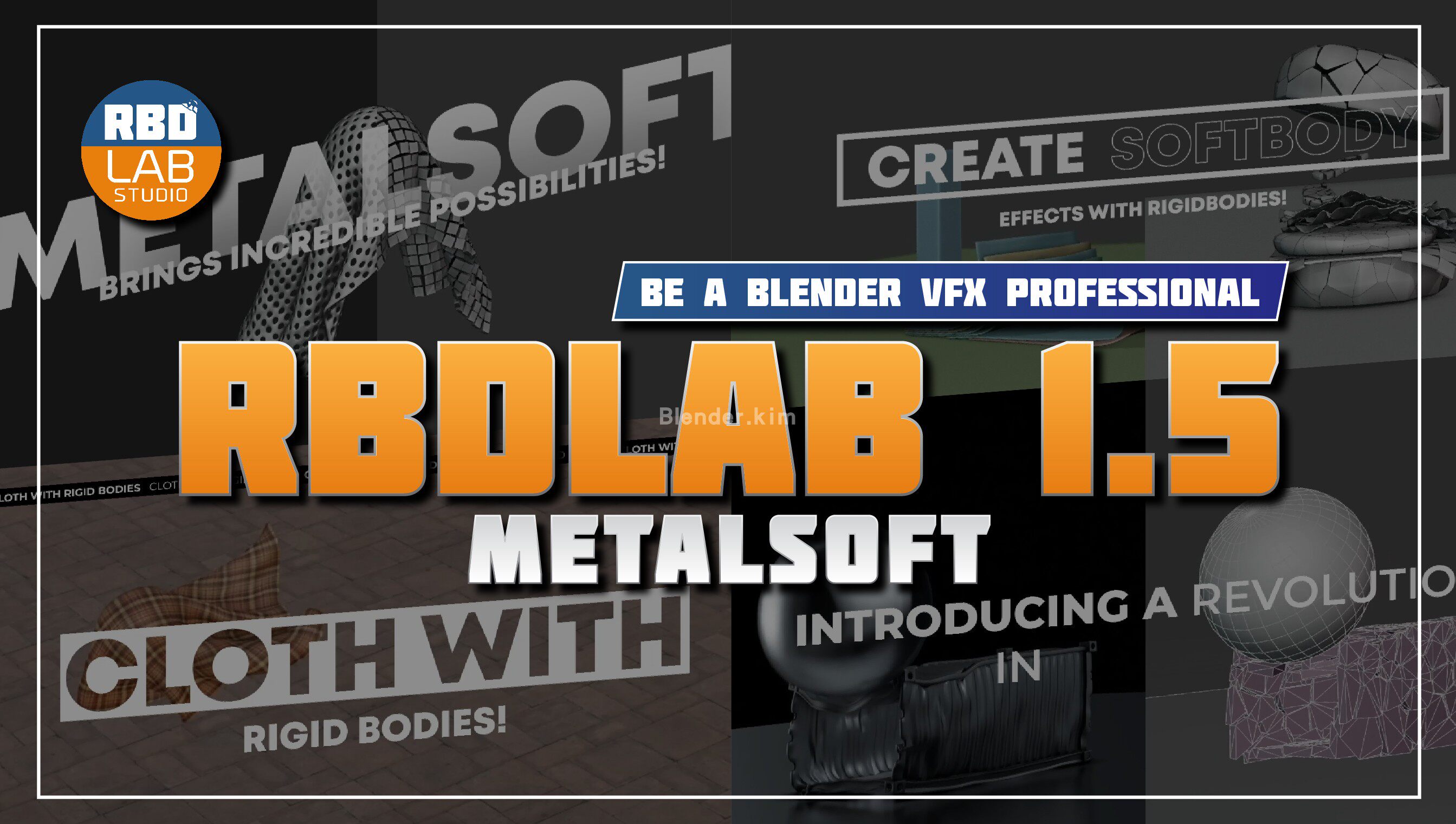 Blender破碎插件 RBDLab - Blender插件-魔酷网