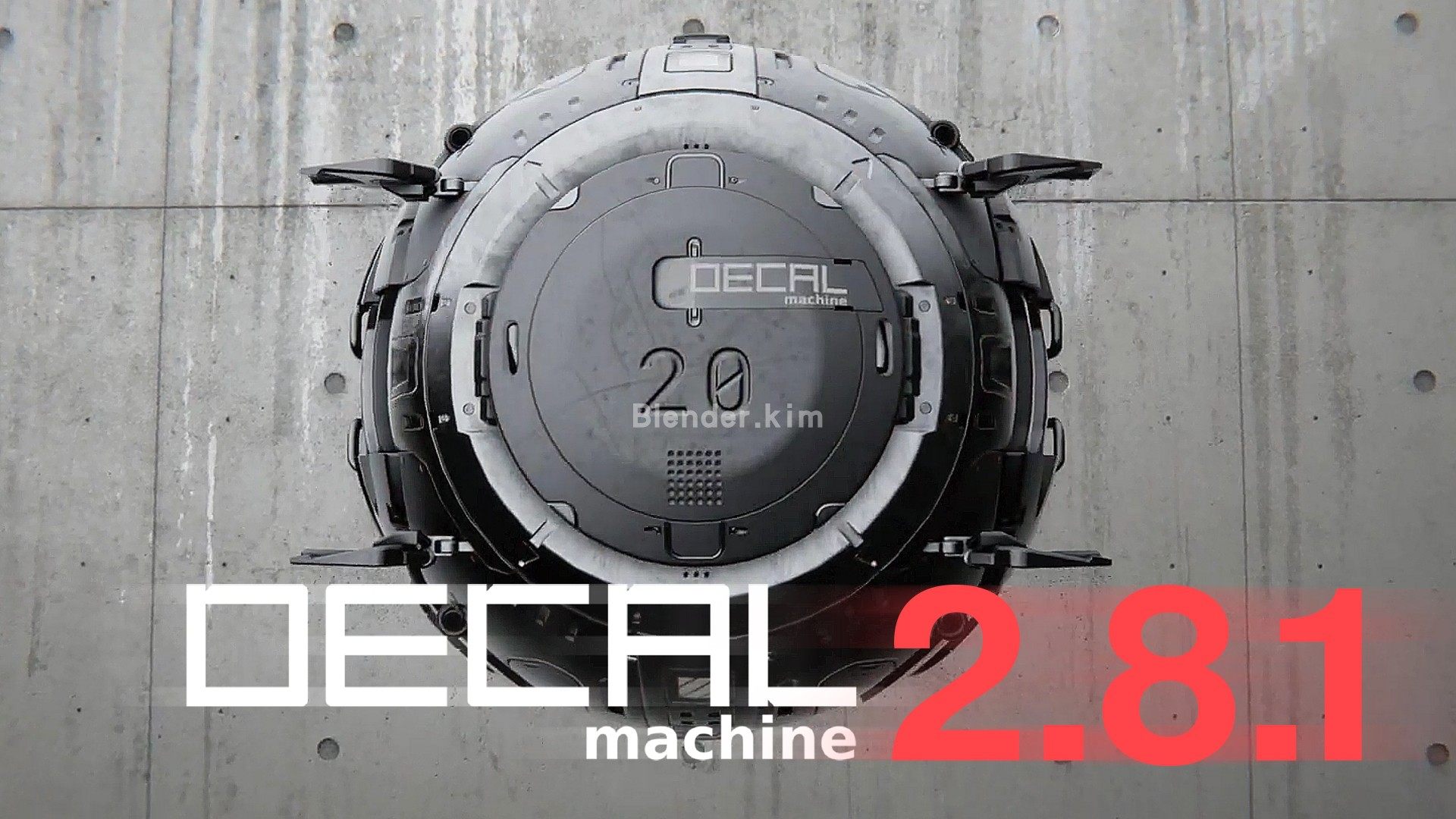 模型硬表面建模贴图插件DECALmachine - Blender插件-魔酷网