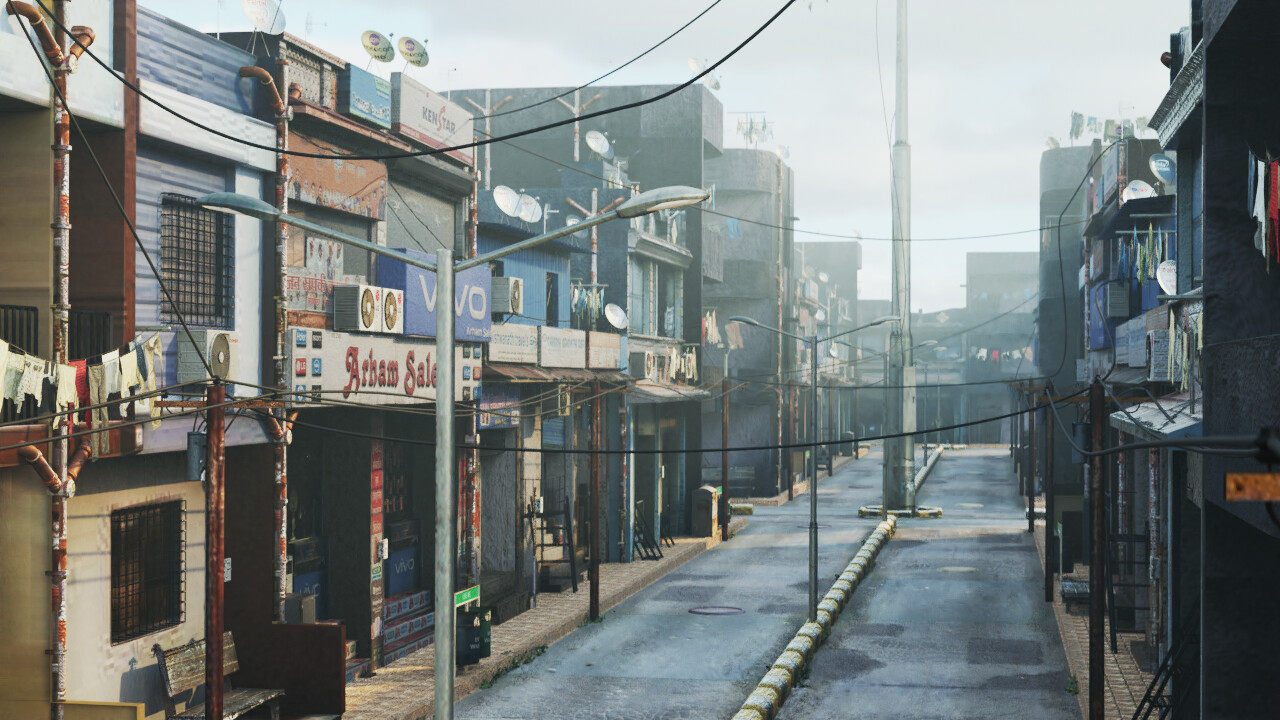 Indian City Street Assets pack 印度城市街道-魔酷网