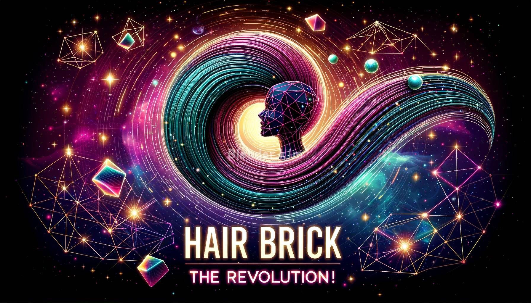 头发生成预设 Hair Brick Pro - Blender预设-魔酷网
