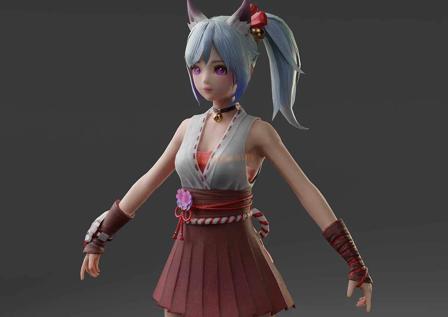 可爱的少女Aya-魔酷网