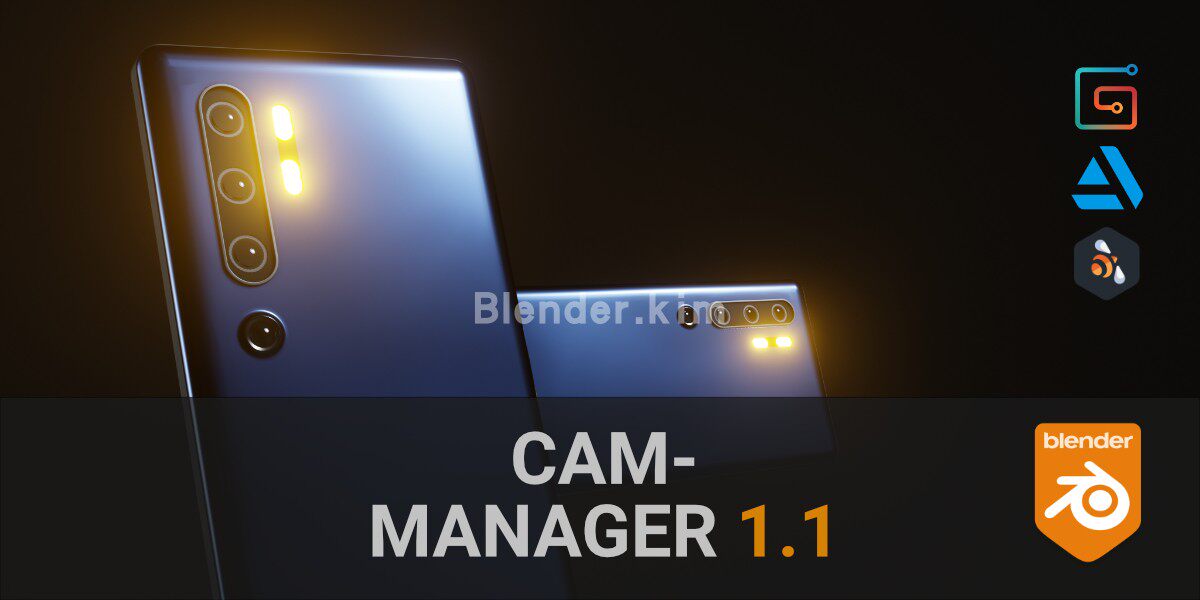 相机管理器 Cam-Manager - Blender插件-魔酷网