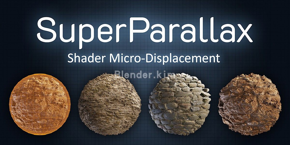 置换插件 Super Parallax - Blender插件-魔酷网