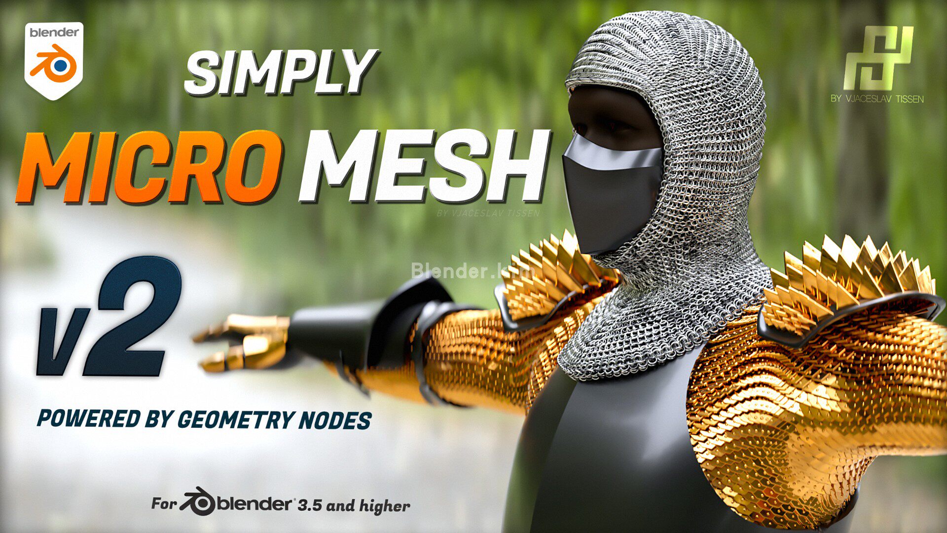 快速创建网格模型生成工具 Simply Micro Mesh - Blender插件-魔酷网